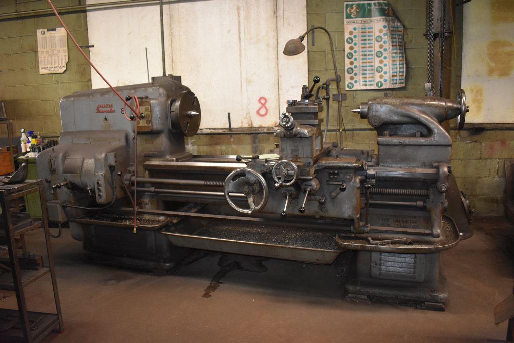 1973 AMERICAN PACEMAKER LATHE, 20" SWING x 48" BED,