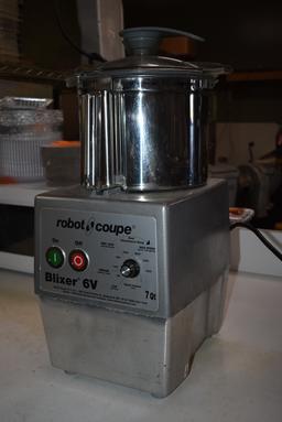 ROBOT COUPE 7 QUART COUNTER TOP FOOD PROCESSOR,