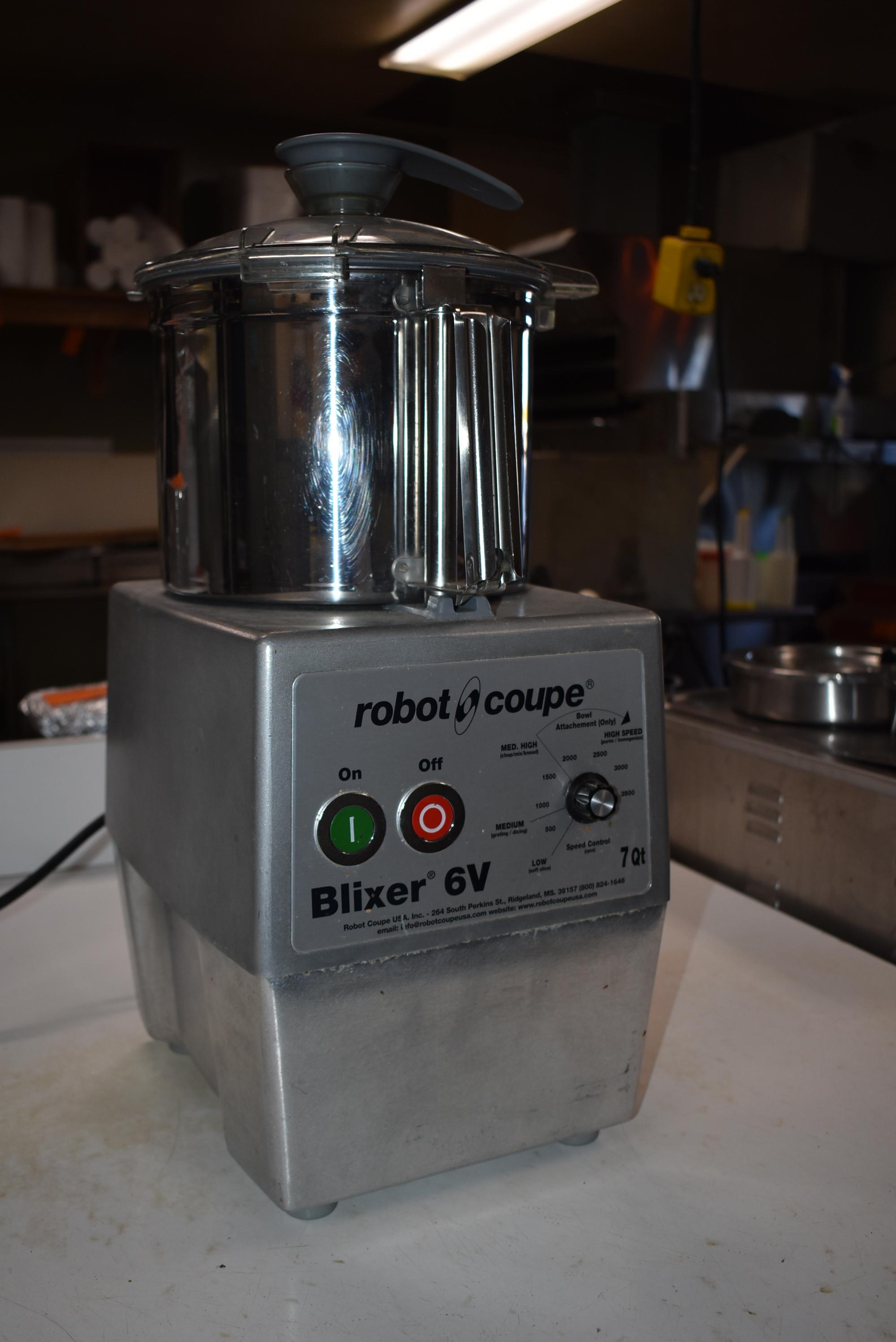 ROBOT COUPE 7 QUART COUNTER TOP FOOD PROCESSOR,