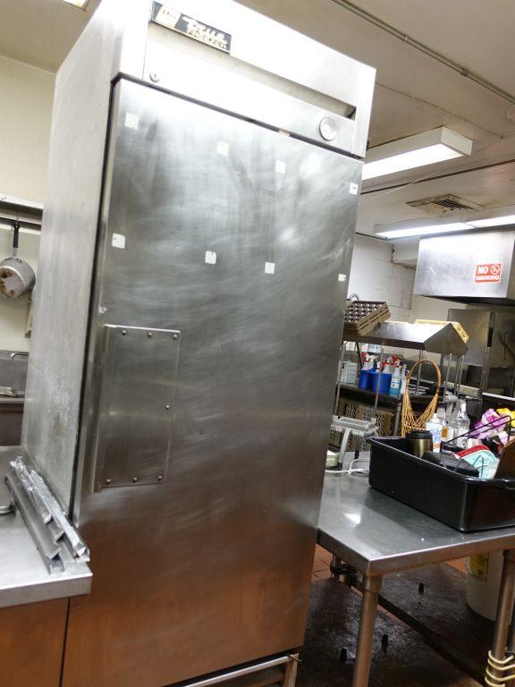 TRUE SINGLE DOOR STAINLESS STEEL FREEZER,