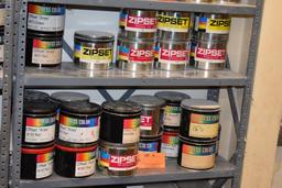 ALL PRESS COLOR AND ZIPSET INK, VARIOUS COLORS,