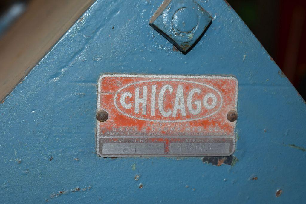 CHICAGO 48" BOX & PAN FINGER BRAKE, MODEL SE1120,