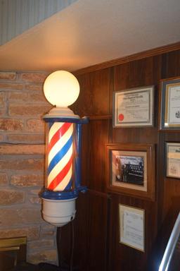 ANTIQUE KOCHS BARBER POLE