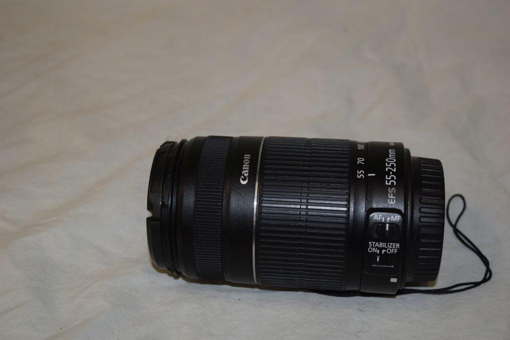 CANON 55-250mm CAMERA LENS