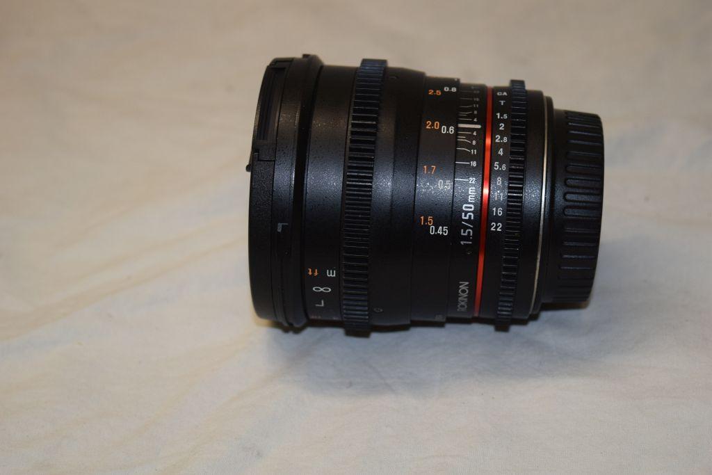 ROKINON 1.5/50mm CAMERA LENS