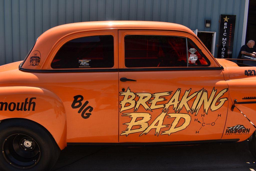 (1951) PLYMOUTH CAMBRIDGE DRAG CAR,