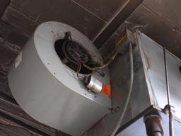 LANAIR USED OIL FURNACE SYSTEM WITH STORAGE BIN AND