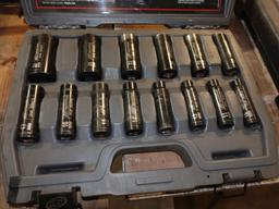 SET OF INGERSOLL RAND IMPACT SOCKETS, (14mm) IN CASE