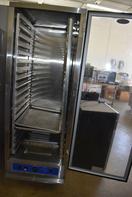 COOK RITE INTERTEK HEATED CABINET, GLASS FRONT,