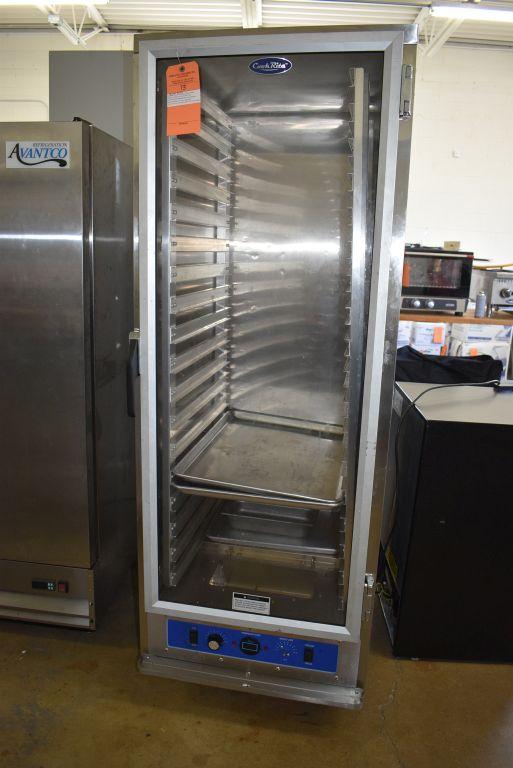 COOK RITE INTERTEK HEATED CABINET, GLASS FRONT,