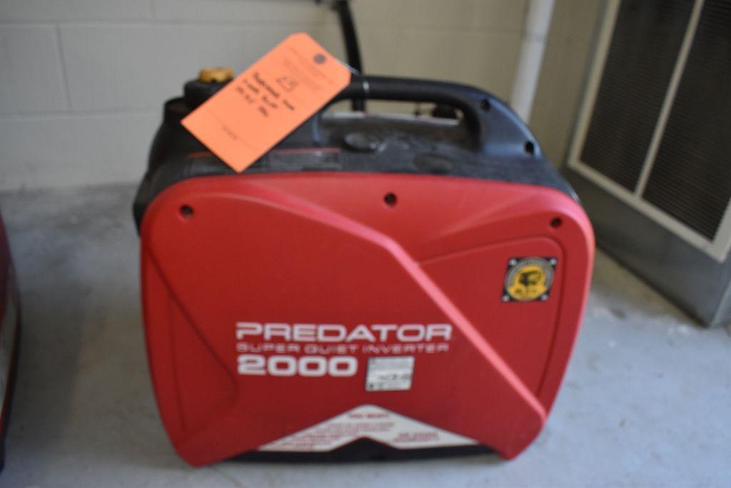 PREDATOR 2000 SUPER QUIET GENERATOR, SKU 59135