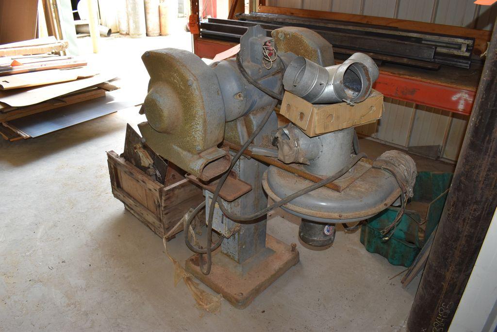 BALDOR 12" PEDESTAL GRINDER, MODEL 1406W, S/N P1-95,