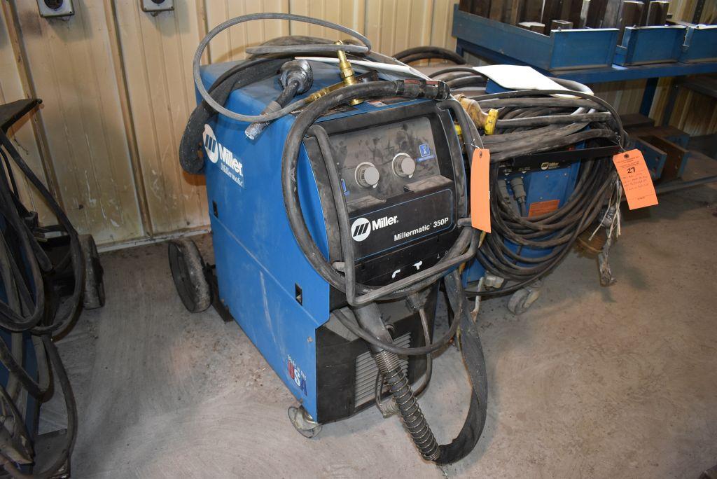 (2004) MILLER MIG WELDER, MODEL MILLERMATIC 350P,