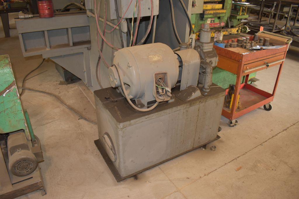 LAWTON "C" FRAME HYDRAULIC PRESS, MODEL 75 TON,