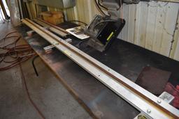 BUGO SYSTEMS TRACK TYPE LINE CUTTER/WELDER, 10' OF TRACK