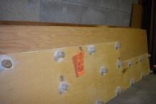 (7) PIECES OF OAK PLYWOOD, 8'L x 2'W x 3/4" THICK,