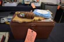 MISC. ITEMS, FIRST AID ITEMS, WOOD SIGN, GAVEL, ETC.