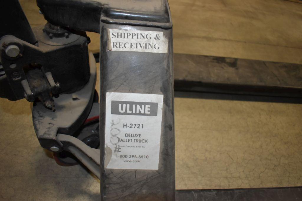 U-LINE PALLET JACK, BLACK, 8,000 LB. CAPACITY