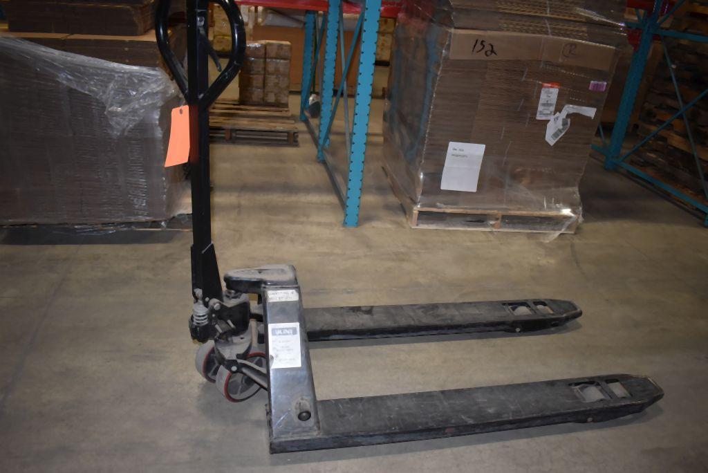 U-LINE PALLET JACK, BLACK, 8,000 LB. CAPACITY