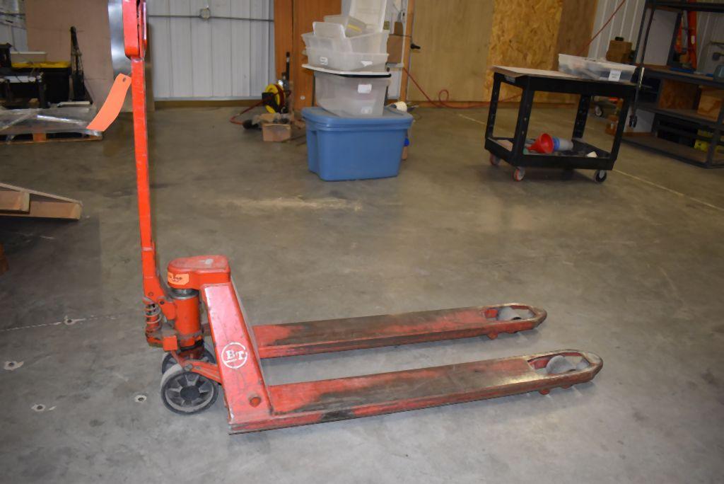 BT LIFTER NARROW PALLET JACK, 4,400 LB. CAPACITY