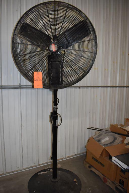 DAYTON 28" ADJUSTABLE METAL PEDESTAL SHOP FAN