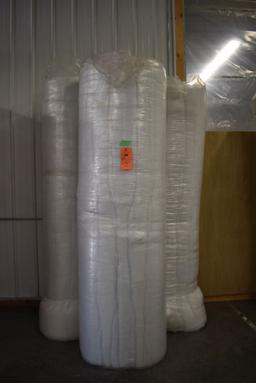 (3) ROLLS OF POLYESTER FIBER BATTING PILLOWFILL, 90"