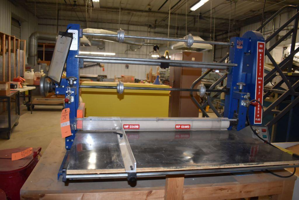 1999 WESCO MACHINE INC. 38" LAMINATOR, MODEL F-38-P,