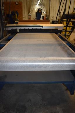 2006 M&R PRINTING BELT CONVEYOR TYPE UV DRYER,