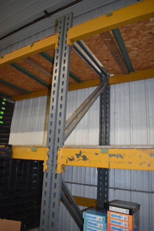 (3) SECTIONS OF PALLET RACKING - 4' DEEP x 12' HIGH,