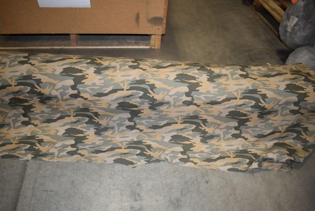 BOLT WITH APPROX. 200 YARDS OF CAMO FABRIC,