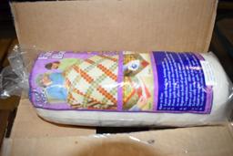 (4) BOXES OF CRAFT SIZE FUSIBLE BATTING, 36" x 45",
