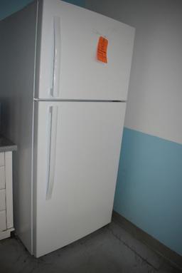 TWO DOOR REFRIGERATOR/FREEZER, 67"H x 30"W x 32"D