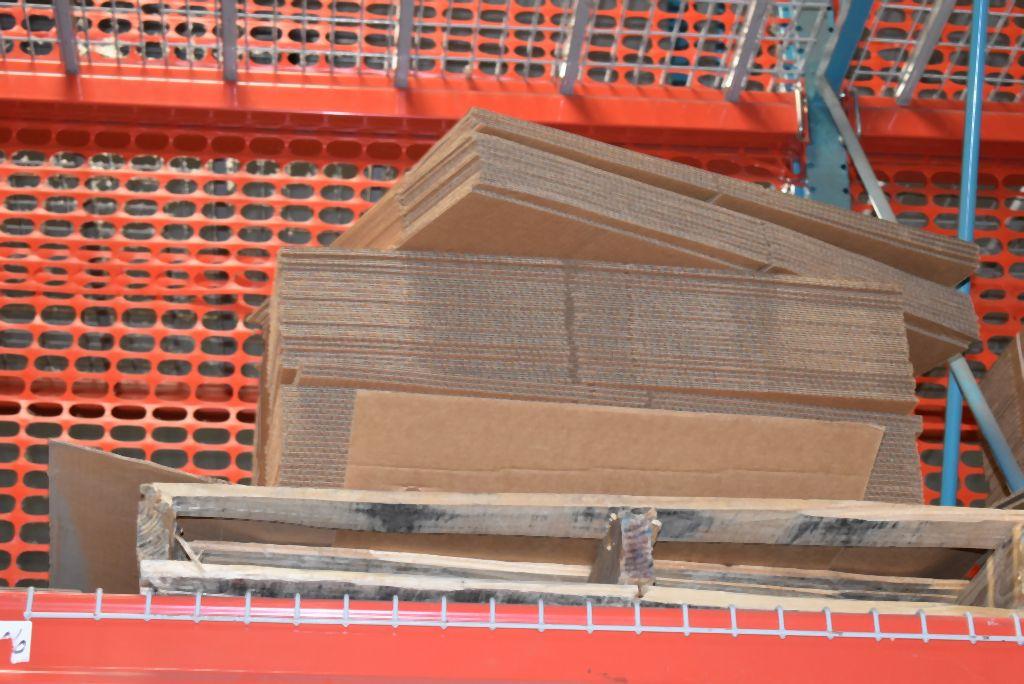 (3) PARTIAL SKIDS OF NEW CARDBOARD BOXES, ASSORTED SIZES