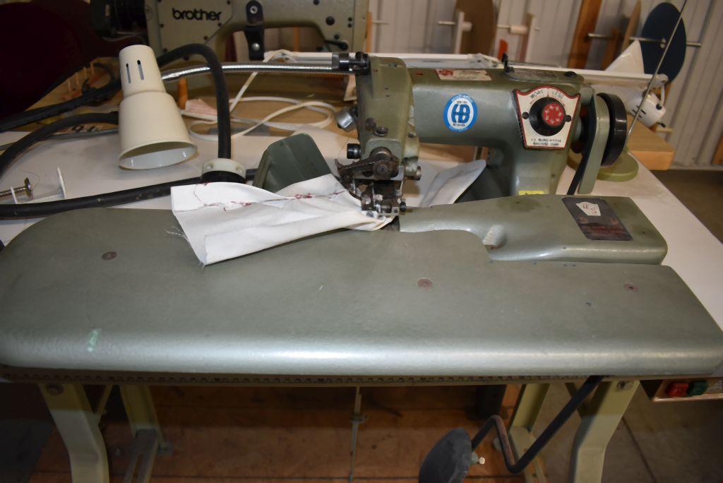 U.S. BLIND STITCH MACHINE CORP. SEWING MACHINE,