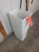 (7) 13 GALLON WASTE BASKETS