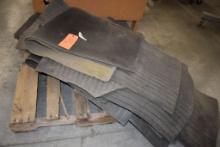 PALLET OF MISC. RUBBER FLOOR MATS