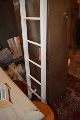 WHITE PAINTED WOOD LADDER