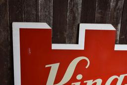 KINGSBURY BEER WOODEN SIGN, 5' x 34"