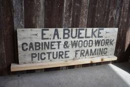 E.A. BUELKE CABINET & WOODWORK PICTURE FRAMING WOOD