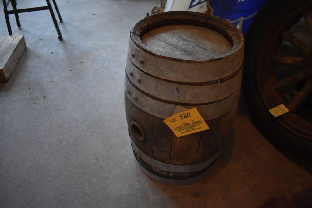 WOODED BEER BARREL