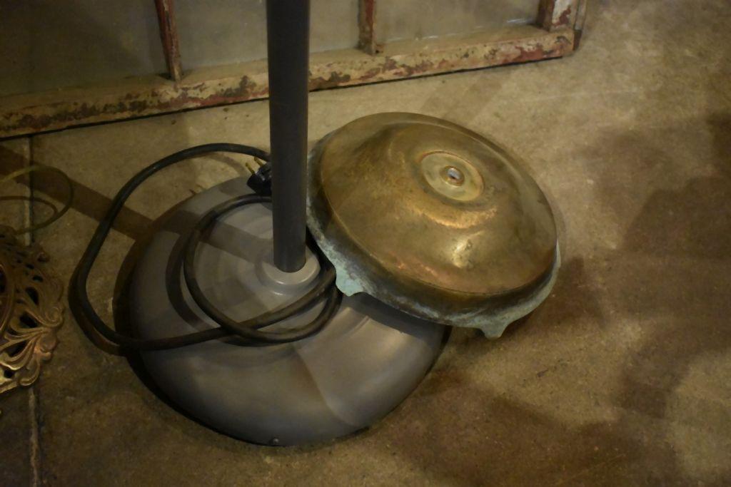 ART DECO FLOOR LAMP AND EXTRA BASE