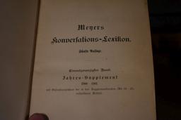 ANTIQUE GERMAN MEYERS KONVERS LEXITON BOOKS,