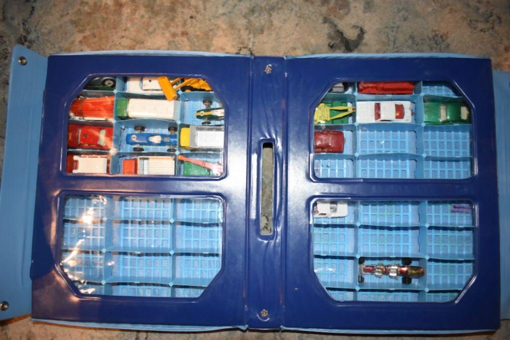 (27) MATCHBOX CARS AND CASE