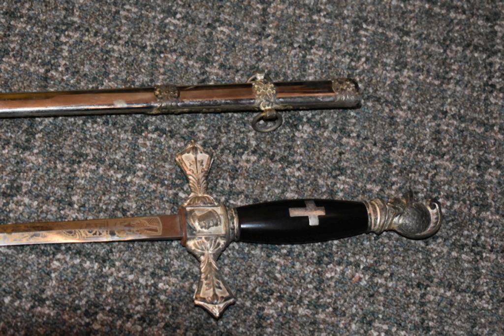 RARE ANTIQUE MASONIC SWORD