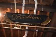 FASHIONS WOODEN SIGN