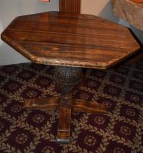 WOOD ANTIQUE TABLE