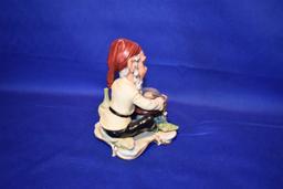 PORCELAIN FIGURINE, MADE IN WALES, DWARF GNOME