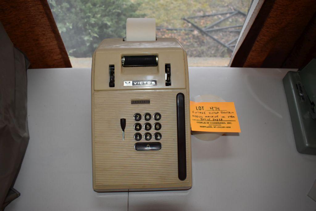 VINTAGE VICTOR ELECTRIC ADDING MACHINE INC,