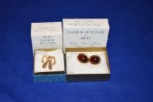 AVON FASHION EARRINGS, (2) PAIR