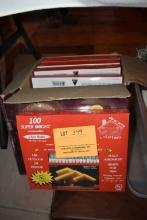 (6) BOXES OF INDOOR & OUTDOOR LIGHTS